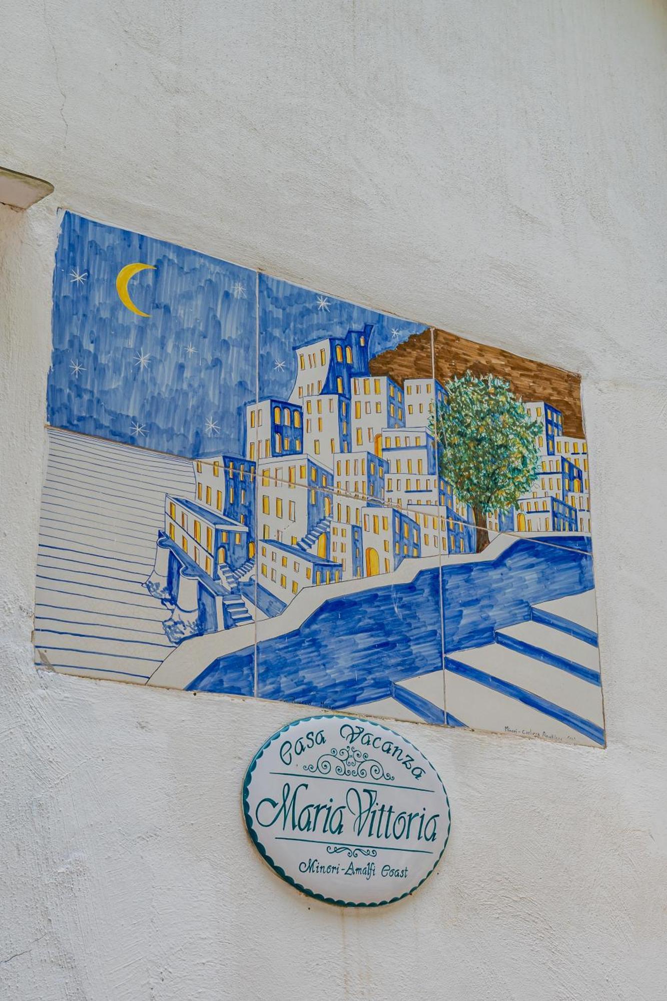 Vila Casa Maria Vittoria Minori Exteriér fotografie
